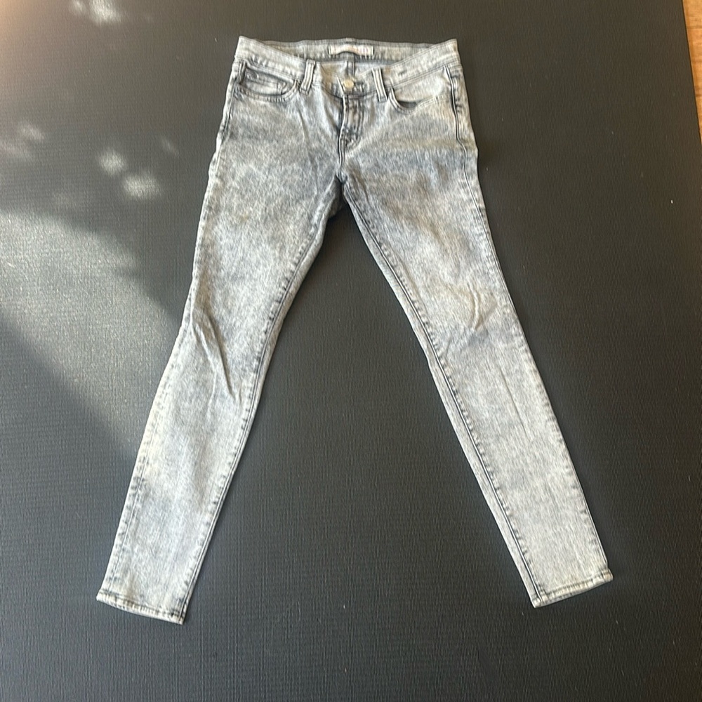 J brand charcoal skinny denim